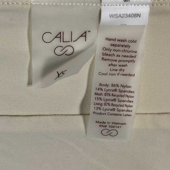 CALIA Women's Wide Banded High Rise Swim Bottoms sand XS - Picture 5 of 5